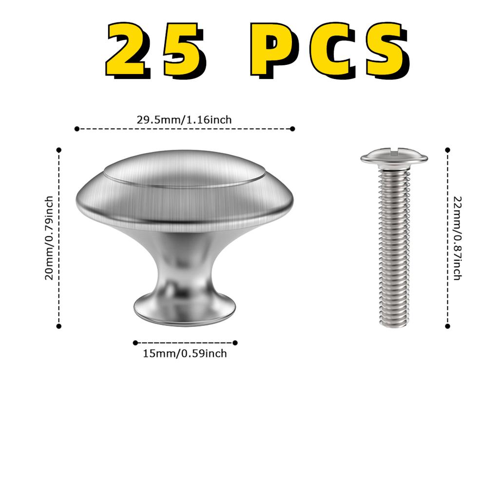 4-25Pc Stainless Steel Cabinet Handles American Style Kitchen Cupboard Door Pulls Drawer Knobs Fashion Furniture Handle Hardware