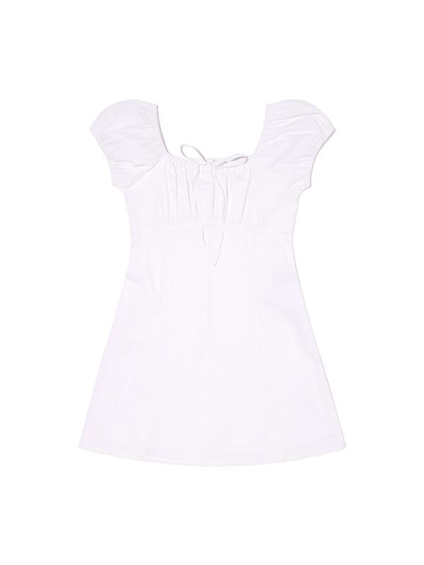 Kirsh Woven Spandex Mini Dress [White]