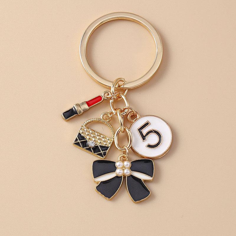 Aihua Elegant Brand Design Red Lips Highheels Perfume Lipsticks Keychains For Women Girls Handbag Pendant Keyrings Jewelry Gift