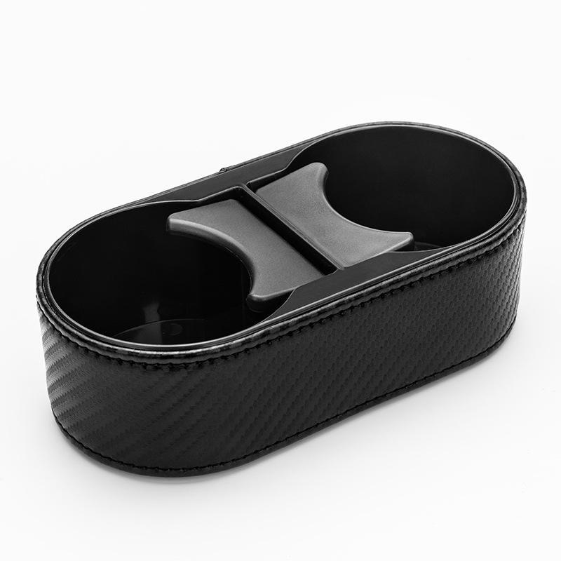 Car Dual Cup Holder Multifunctional Phone Mount Anti-Slip Storage Organizer Ideal for Family Travel Commuting