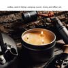 Survival Candle Widely Used Romantic Ambience Natural 36 Hours Burning Long Lasting Candles 3 Wicks For Home Outdoor Camping