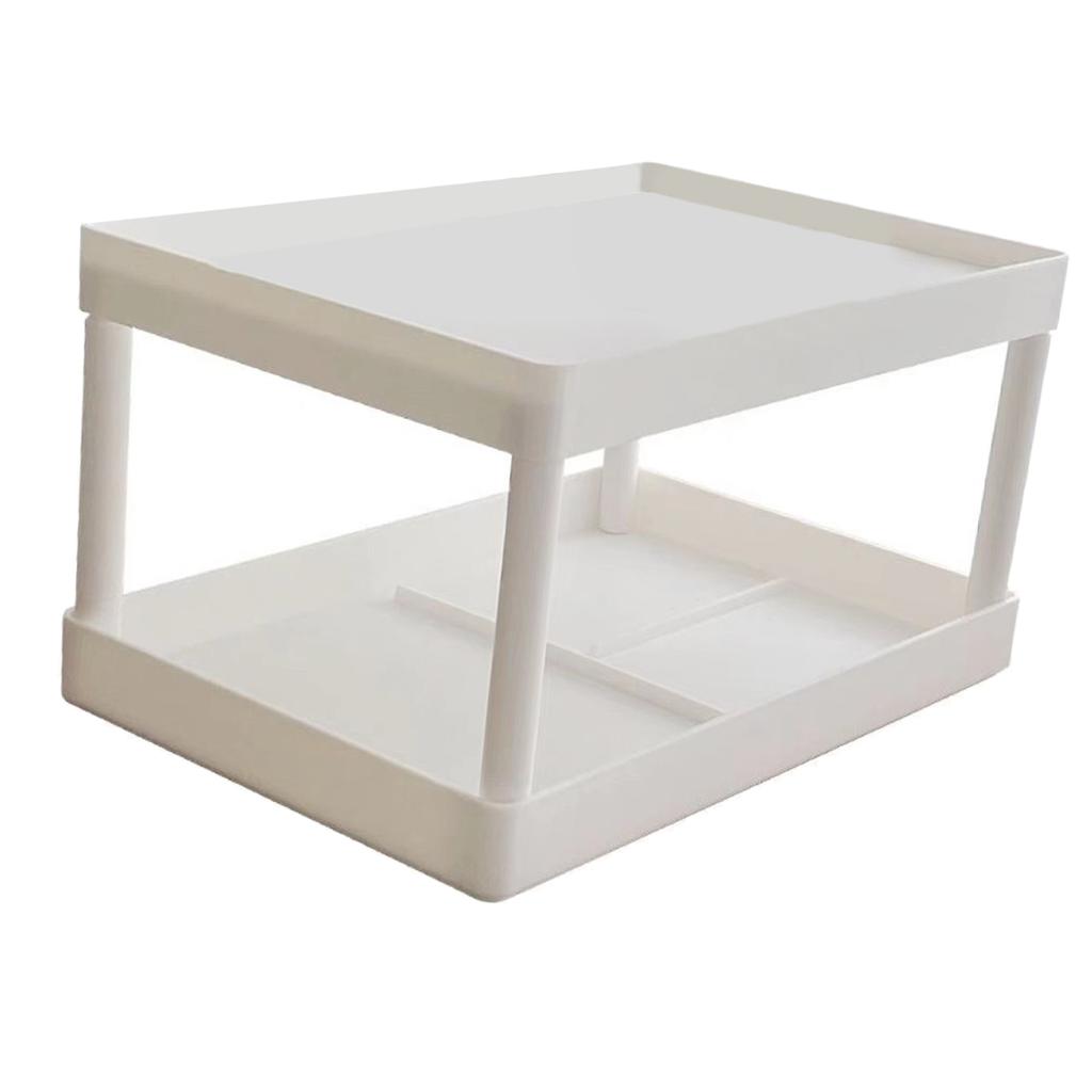 Makeup Stand 2 Layer Organizer Bedroom Office Student Dormitories Desktop Debris Storage Rack Small