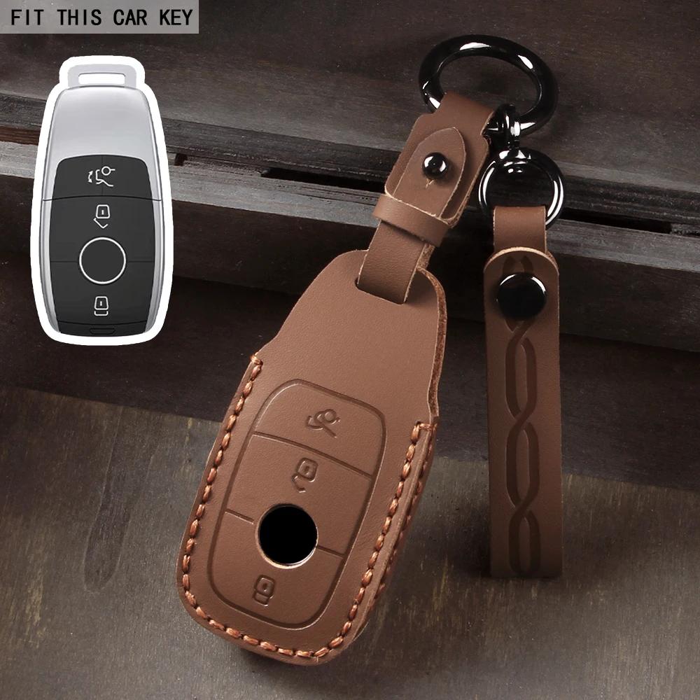 Styling Mouldings Car Remote Key Case Cover Shell Fob For Mercedes Benz A C E S G Class GLC CLE CLA GLB GLS W177 W205 W213 W222