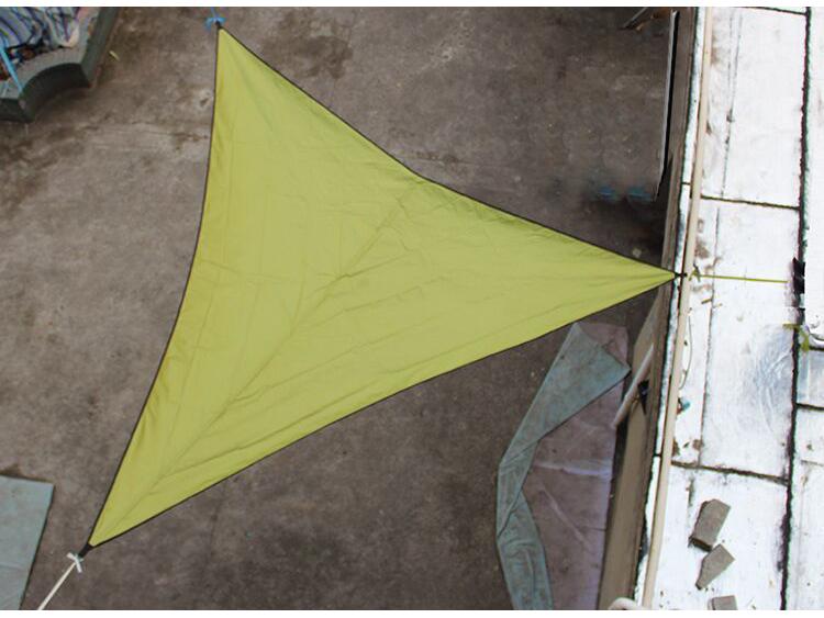 Triangular Outdoor Sunshade & Rain Shelter Canopy