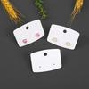 Retro Kraft Paper Earring Display Cards for Jewelry Packaging
