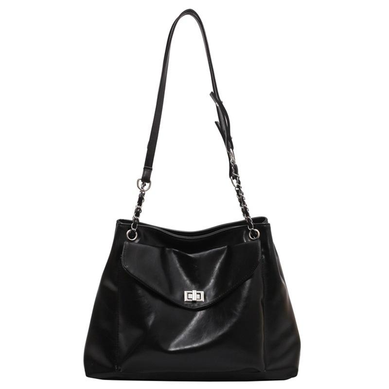This Year, the Popular Silver Stray Bag Women's 2025 New Versatile Shoulder Underarm Bag Large-capacity Commuter Tote Bag