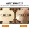 5 Pcs Flea Trap Stickers Round Sticky Fly Traps Dome Flea Trap Refill for Home Bedroom Pet House