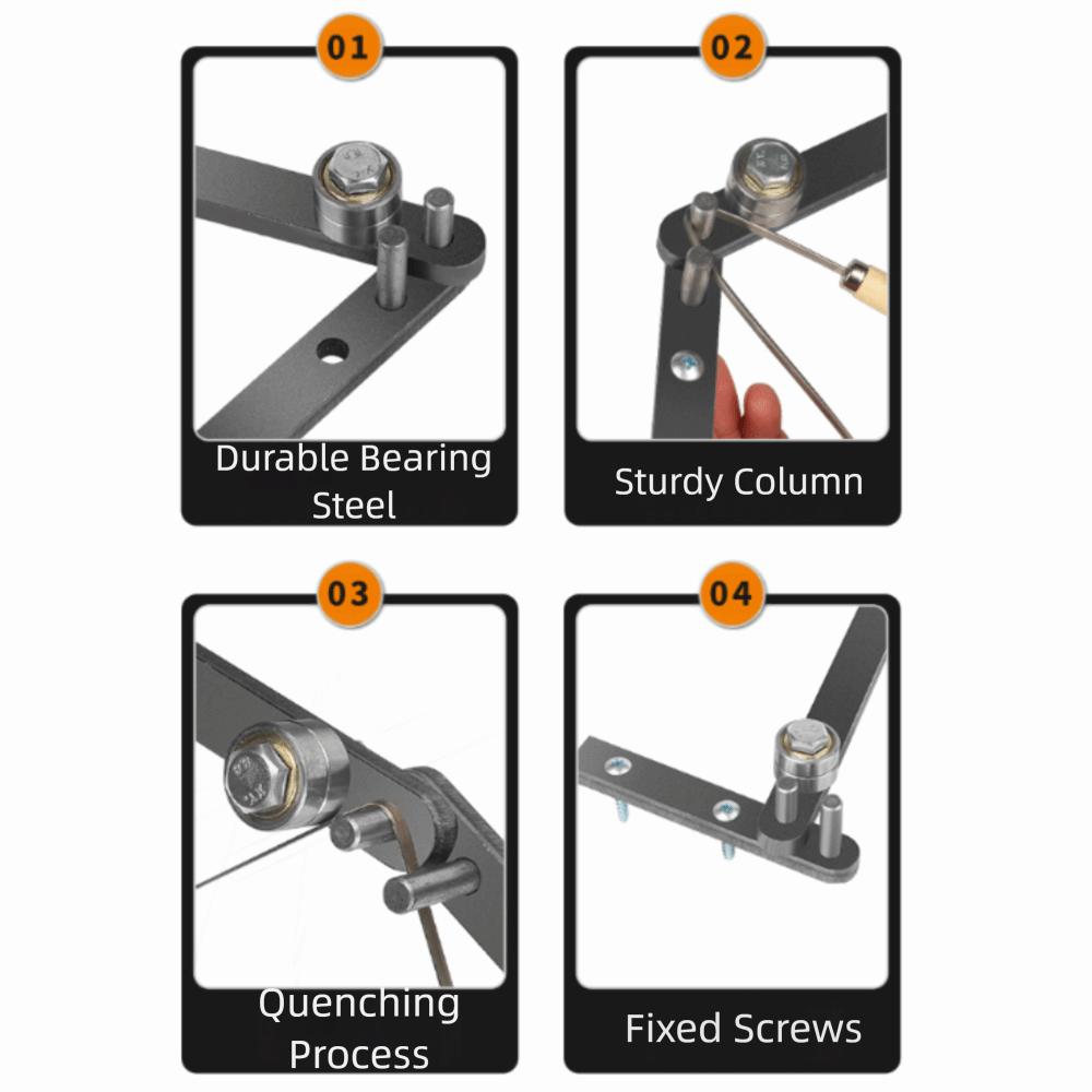 Manual Steel Bar Bending Machine Labor-saving Design Easy To Operate Iron/Steel/Copper Wire Angle Bender Small Rebar Bender