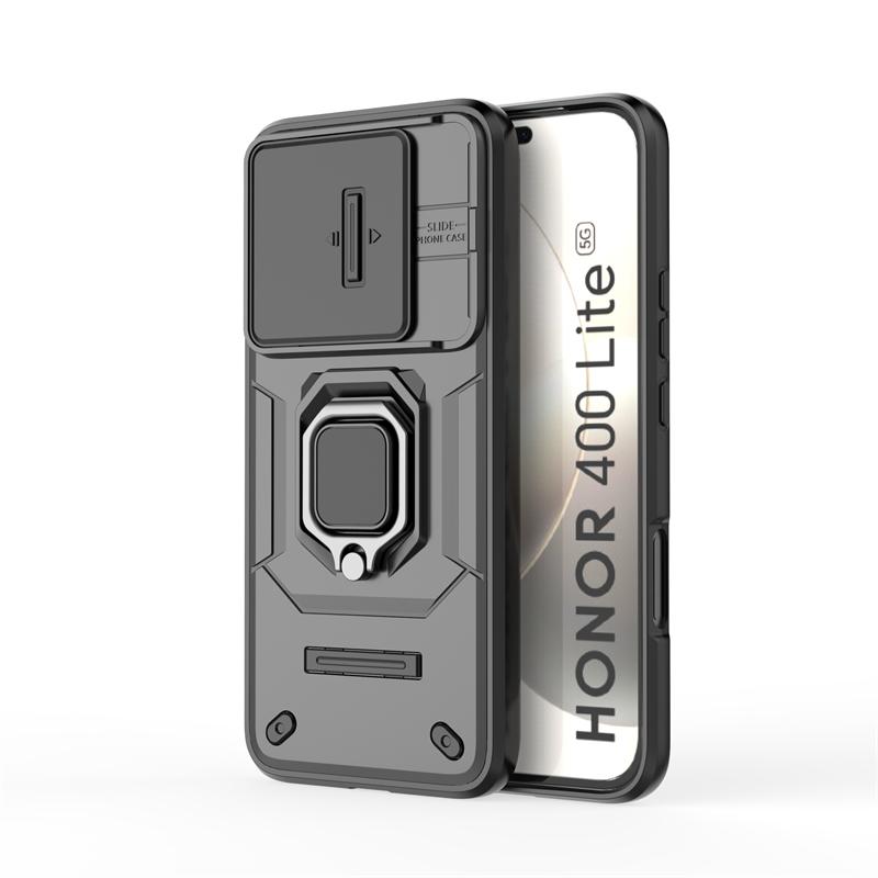 Shockproof Case For Honor 400 Lite Case For Honor 400 Lite Ring Holder Magnetic Back Cover For Honor 400 Lite Push Window Case