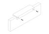Ua06R Handle Black Matt Round Furniture Handle Edge Black Matt Rounded Loft Light Ua06R 5.2cm 32/52