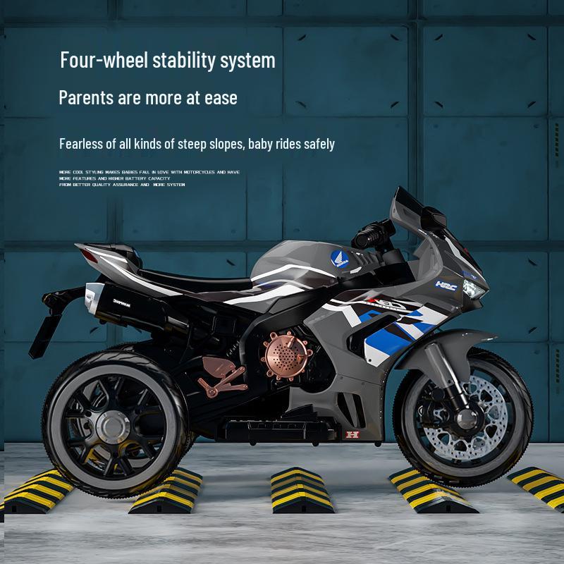 Children's Electric Tricycle: Rechargeable, Remote-Controlled Ride-On Toy for Boys and Girls