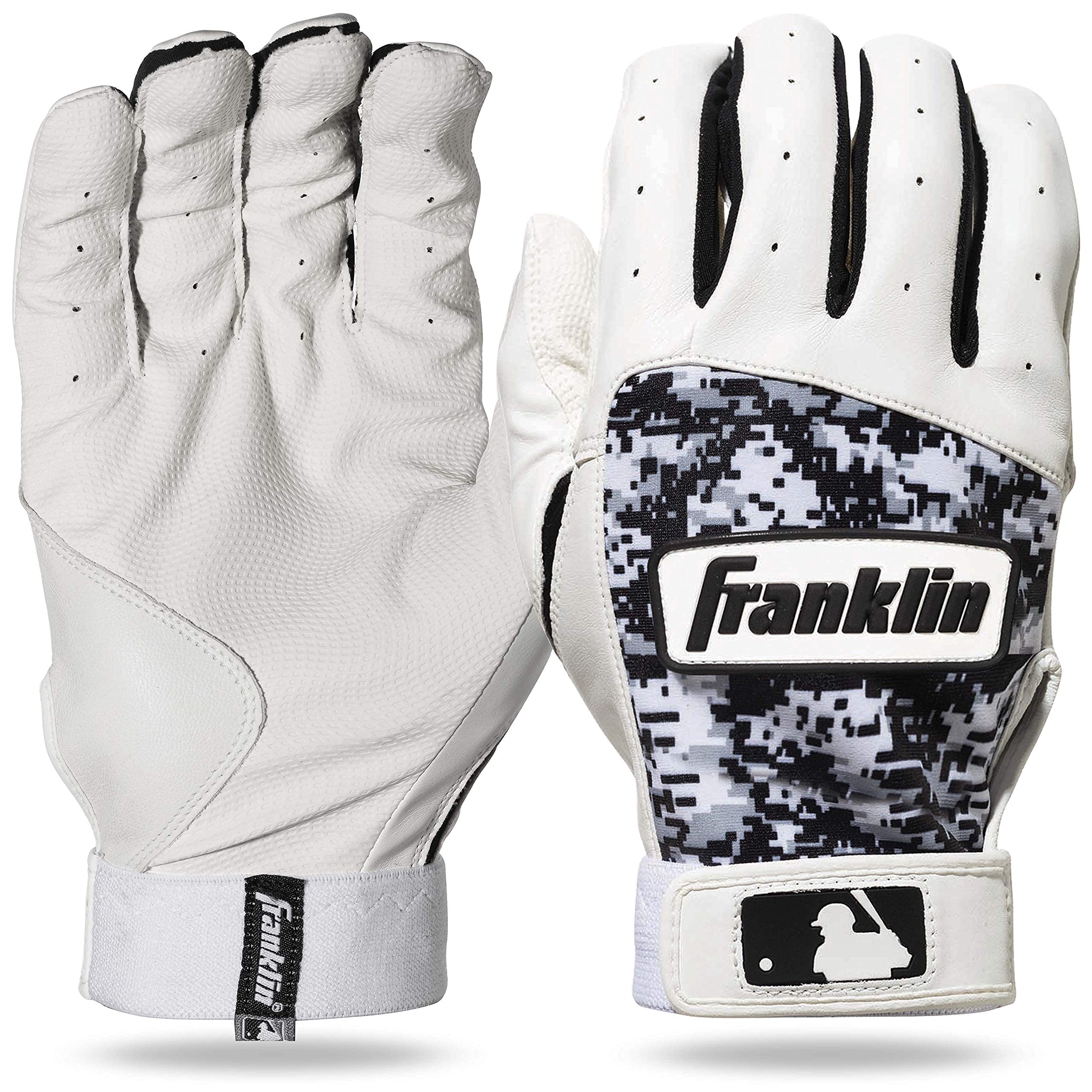

FRANKLIN ADULT DIGITEK SERIES BATTING GLOVES 21060F MENS White (USA (XL)) [Used] белый