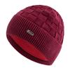 New Unisex Winter Hat Plush Fur Lined Warm Small Square Style Soft Beanie Hats For Men Women Thicken Ski Sports Knitted Hat