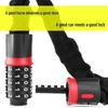 Universal Anti-Theft Lock: Password-Protected Iron Chain for Bicycles, Electric Cars, and Doors