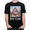 Classic Not Today Satan Jesus Crossover Basketball Holy Cross T Shirt Unisex Tshirts Casual Graphic Tee Tops Slim Fit Clothes