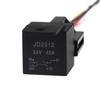 Universal 40A 12V-72V Automotive Relay 4/5Pin with Interlocking Socket for RV Truck Van Motorcycle Use