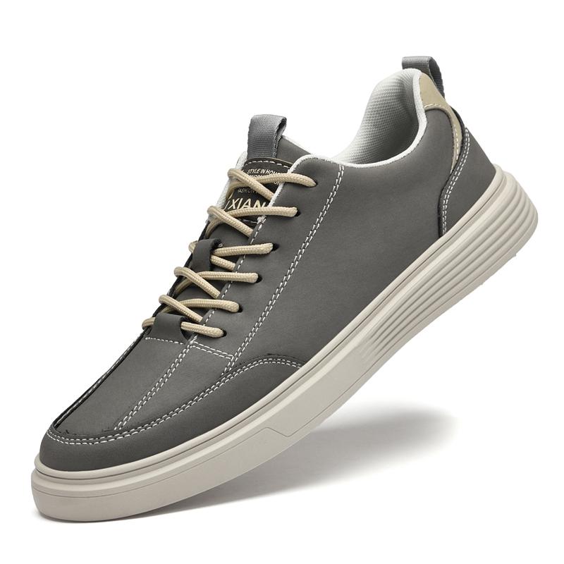 

Мода Мода Шнуровка Мужская Повседневная Обувь Ажурная Скейт Обувь Мужская Удобные Кроссовки Обувь Уличная Всесезонная Школьные Балетки 38 серый