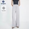 Damen Drapierte Weitbeinige Freizeithose