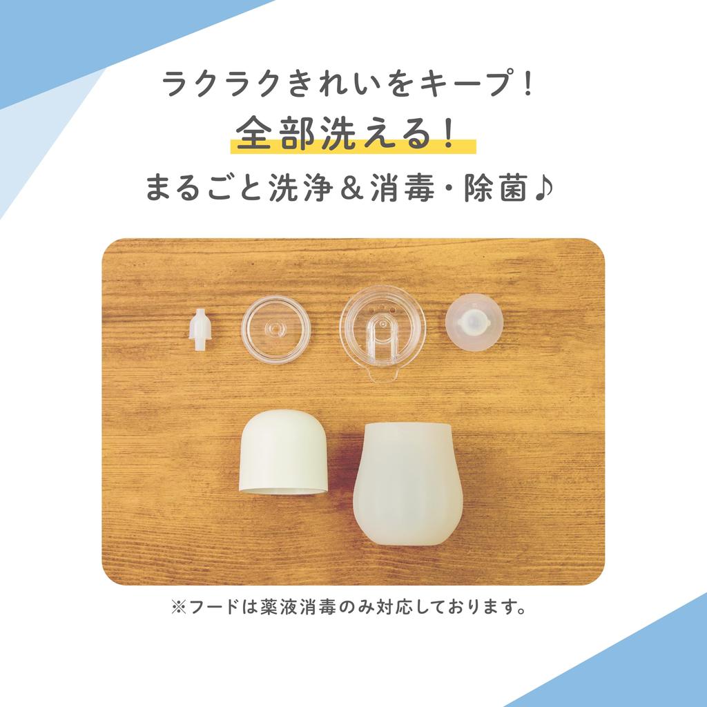 Pigeon Manual Nasal Aspirator Easy Nasal Suction with One Hand Convenient To Carry White SHUPOT-pump