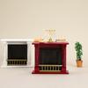 Educational Doll House Fireplaces Miniatures Zakka Toy Pretend Play Realistic Model Fireplaces Model Mini Size