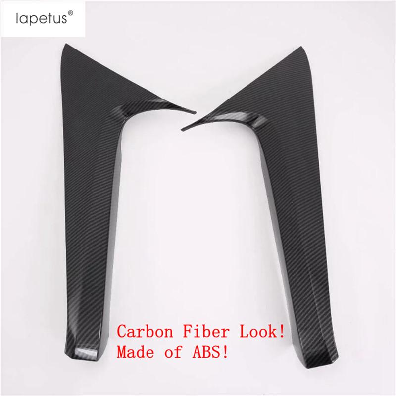 Car Rear Tail Window Windshield Spoiler Panel Sequ Cover Trim For TOYOTA RAV4 RAV 4 XA50  - 2024 ABS Chrome Accessories