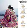 1pc Pink Peacock with Open Tail Blanket Soft Throw for Room Decor, Perfect Gift for and , Living Room .K073