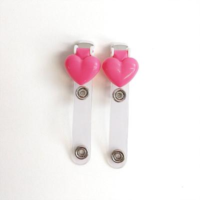 [Daiso] Motiv Bandclip (2 Stück, Herz/Stern)