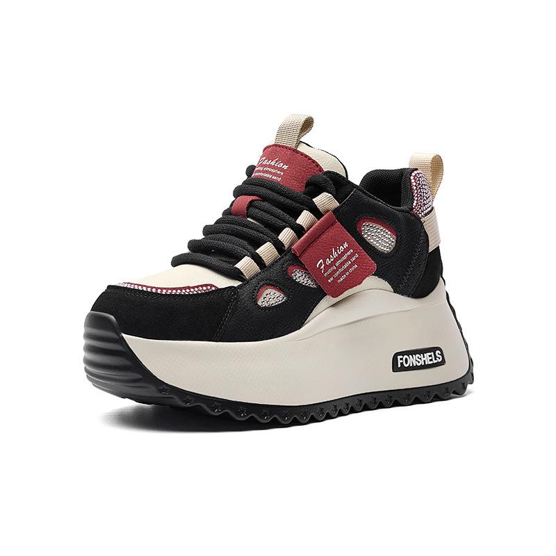 Forrest Gump casual shoes for women 2026 new thick soled Korean version versatile height increasing retro women's shoes trend