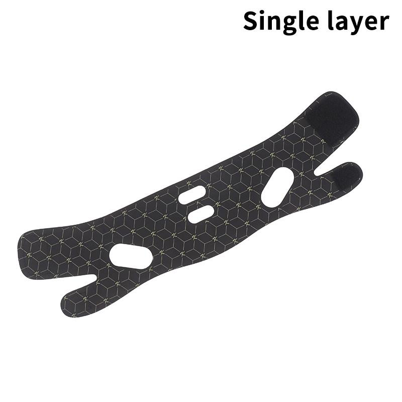 

Elastic V Shaped Mask Strap Double Press Face Sculpting Mask Double-Chin Reducer Face Slimming Bandage Jawline Face Lift Devices Single layer