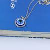 Vinatge Turkish Blue Evil Eye Pendant Necklace Amulet Lucky CharmJewerly