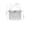 304 Stainless Steel Mesh Strainer 1.97"-4.41" Kitchen Drain Basket  Bathroom Sink