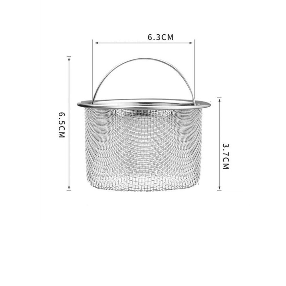 304 Stainless Steel Mesh Strainer 1.97"-4.41" Kitchen Drain Basket  Bathroom Sink