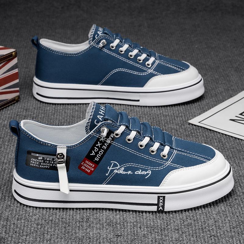 New Men's Classic Four Seasons Fashion Low Top Skateboarding Shoes Comfortable Soft Sole Sneakers