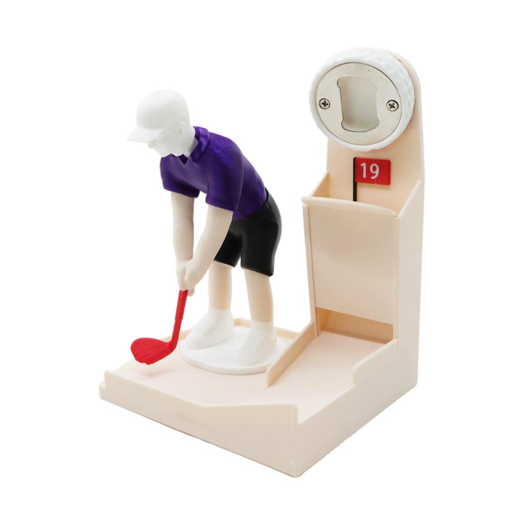 Golf Ball Wine Bottle Opener Novelty Metal Corkscrew for Party Games Creative Barware for Home Bar Picnic and Holiday Gifts 1 Piece