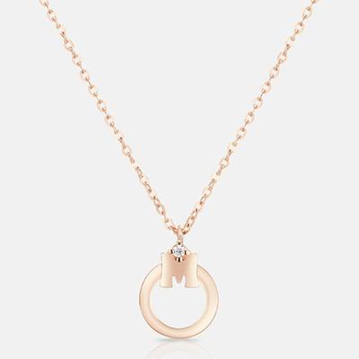 METROCITY JEWELRY M Basic Rose Necklace A231BN9126RPA