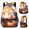 Cartoon Novelty Kpop Youthful School Bags Unisex Gacha Life Travel Bags 3D Print Oxford Waterproof Notebook Shoulder Backpacks