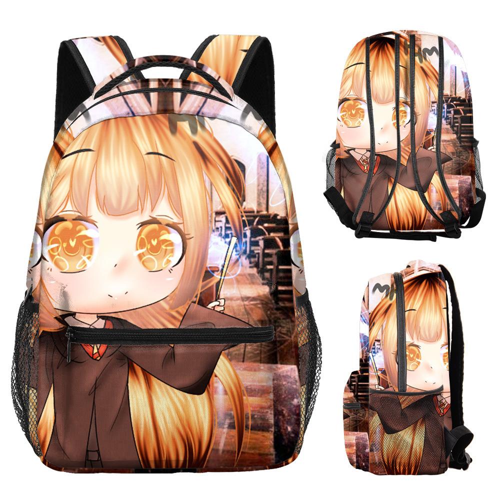 Cartoon Novelty Kpop Youthful School Bags Unisex Gacha Life Travel Bags 3D Print Oxford Waterproof Notebook Shoulder Backpacks