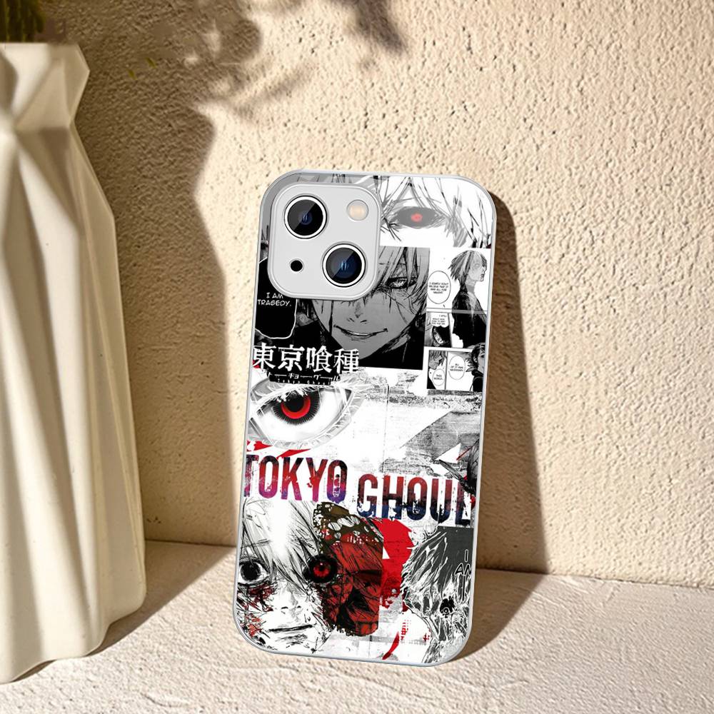 T-Tokyo G-Ghoul Classic Anime Tempered Glass For iphone 14 13 12 11 Pro Mini XS MAX 14Plus X XS XR Cover