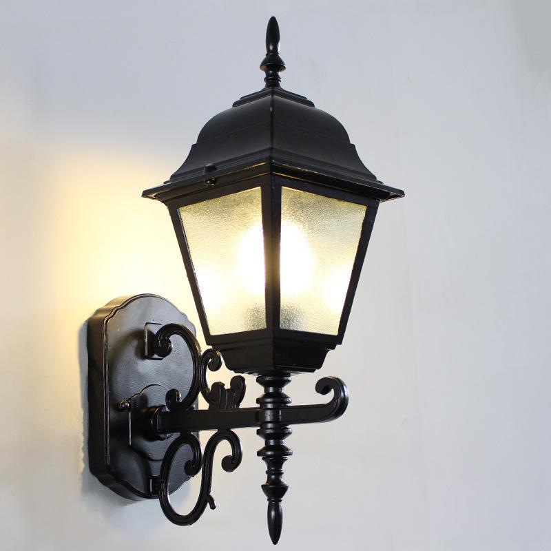Retro Waterproof Outdoor Wall Light for Balconies, Courtyards, and Staircases - American/European Style