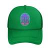 Colorful Jellyfish in an Underwater  themed Illustration Mesh Baseball Cap