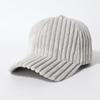 Trend Striped Men'S And Women'S Hats Baseball Cap Cap Cap Season Thickened Warm Casual Hat