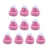  Bundle of 10 Mini Knitted Hats Clothing Accessories DIY Decorative Crafts House