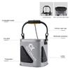 Outdoor Fishing Bucket EVA Thick Live Fish Bucket Foldable Fishing Bait Bucket with Rope/Handle Fishing Accessories