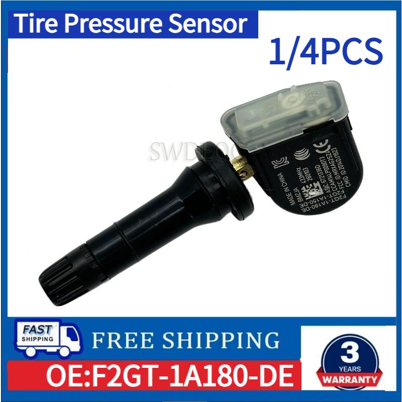 1/4 STKS 433MHZ TPMS Bandenspanningssensor Voor Ford Edge Fiesta Focus IV S-Max Tourneo Connect F2GT-1A180-DE F2GT-1A180-DC