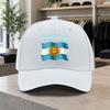 Argentina Flag Pattern Unisexs Sandwich Cap Casual Duckbill Baseball Hat Trendy Gift for Weddings Parties Birthdays