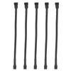 5PCS Braideds Rope Extension Cable 4-Pin PC Fan Cable Practical PWM Fan Cable  CPU Cooling