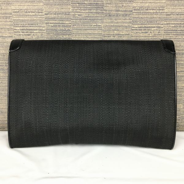 Hergestellt in Westdeutschland Vintage COMTESSE Zweite Clutch Schwarz(GEBRAUCHT)