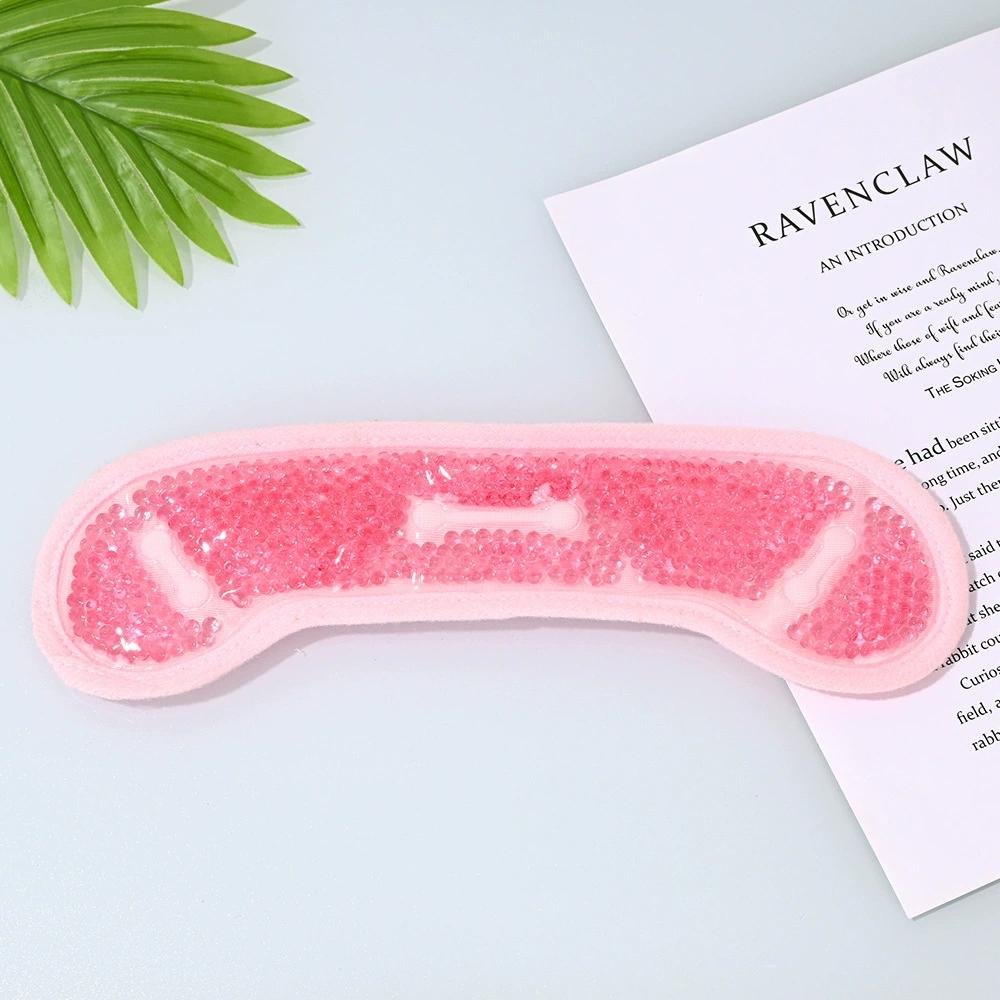 Cold Compress And Hot Compress Gel Bead Ice Pack Refrigerator Freezing Or Microwave Heating Use Forehead Compress Hot Plastic Bag Ice Pack розовый