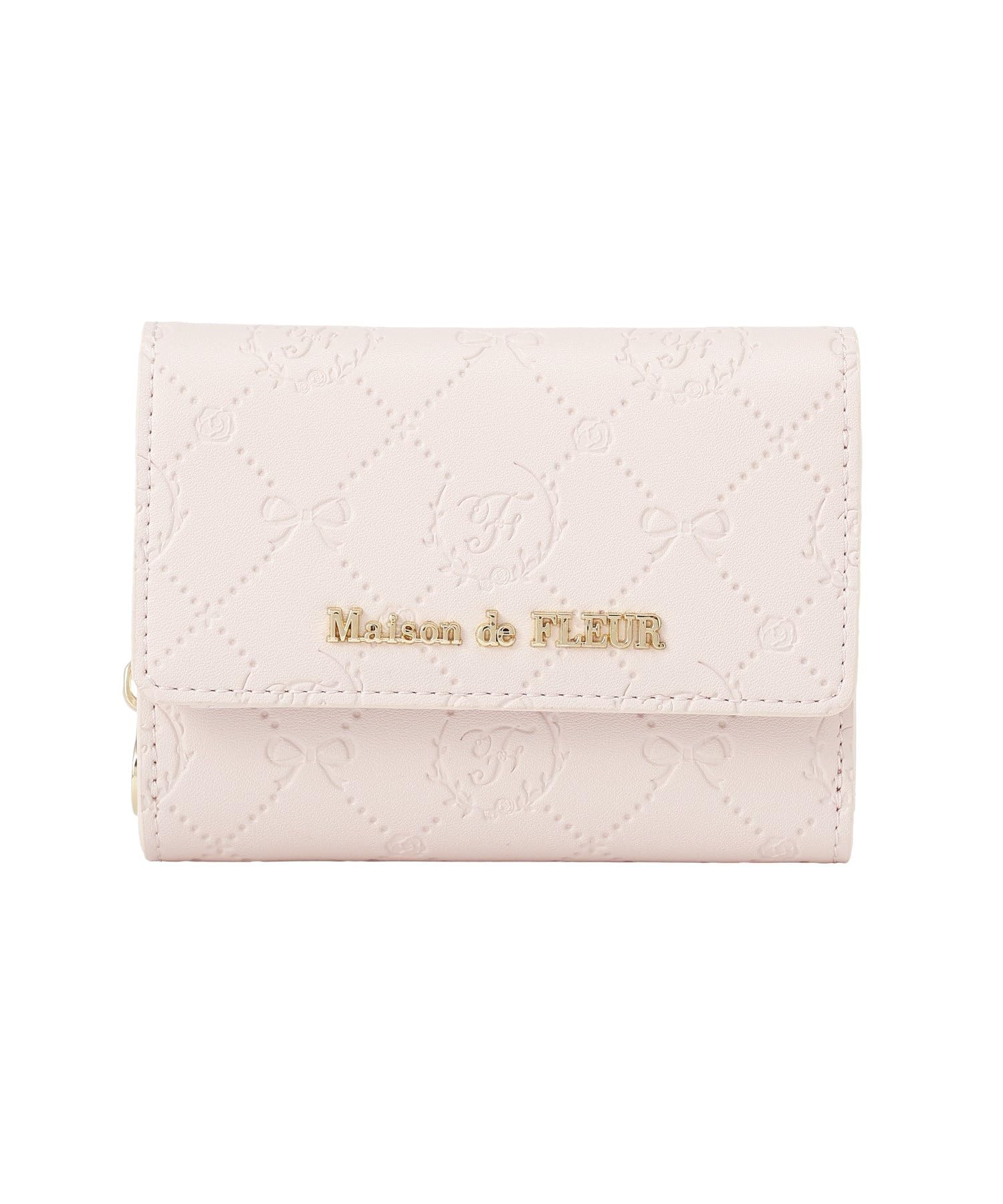 Maison de FLEUR Color Monogram Wallet Pink F (08001394600) розовый