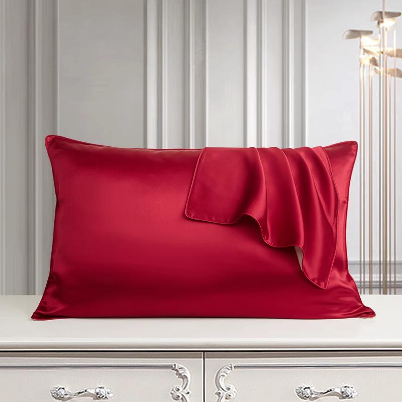 30 Momme Mulberry Silk Pillowcase for Smooth Hair (Double-Sided, Latex Core)